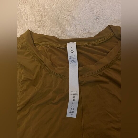 2021 Lululemon Lightweight Jersey Tank Top Size 6 - Picture 4 of 7